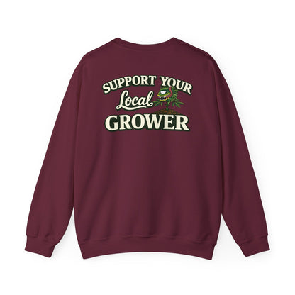 Monster Gardens Support Your Local Grower Crewneck