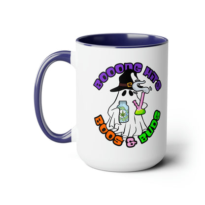 Blue Booong Hits Boos & Buds 15oz Coffee Mug Side 1