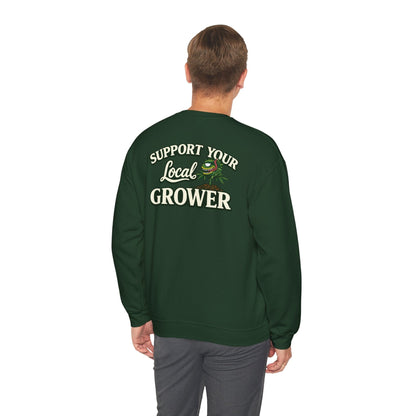 Monster Gardens Support Your Local Grower Crewneck