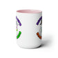 Pink Booong Hits Boos & Buds 15oz Coffee Mug Side 2