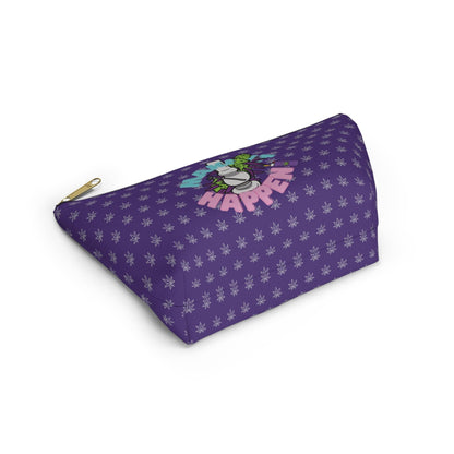 The Make It Happen Cannabis Accessory Pouch is a purple zippered pouch