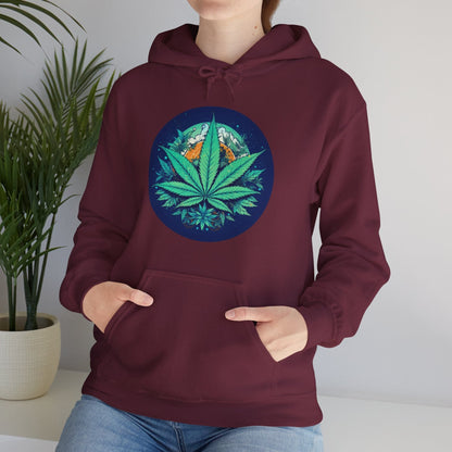 Hazy Blue Dream Weed Hoodie