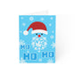 Ho Ho Ho Merry Juana Pot Smoking Penguins Merry Christmas Greeting Cards (1, 10, 30, and 50pcs)