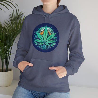 Hazy Blue Dream Weed Hoodie