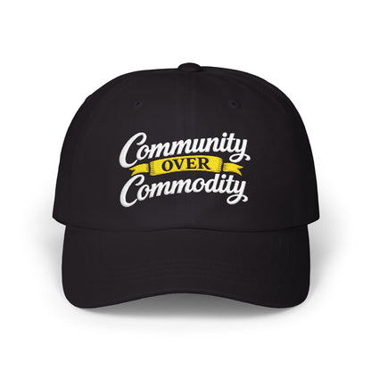 Monster Gardens Community Over Commodity Hat