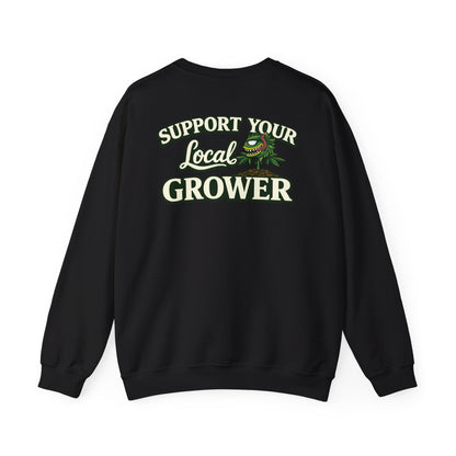 Monster Gardens Support Your Local Grower Crewneck