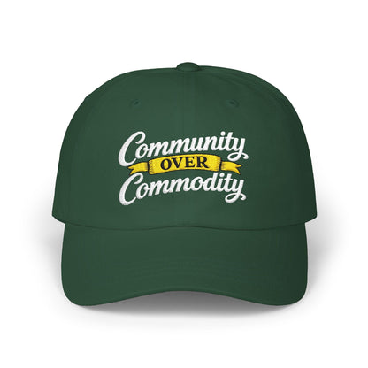 Monster Gardens Community Over Commodity Hat