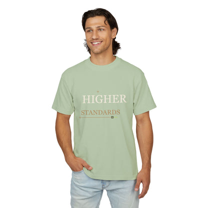 Black and Oil Green Higher Standards shirt