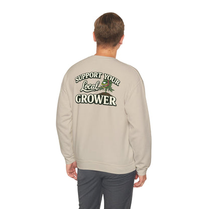 Monster Gardens Support Your Local Grower Crewneck