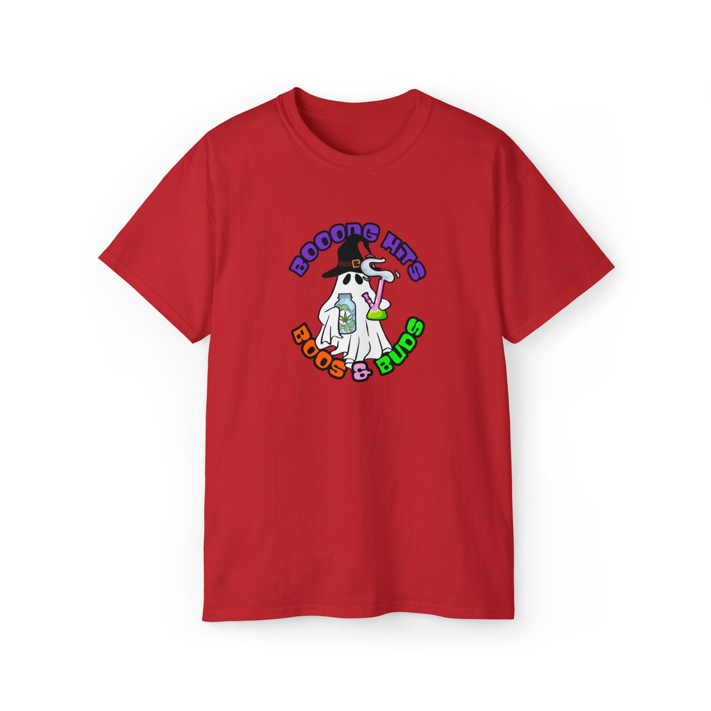 Red Booong Hits Boos & Buds Weed Shirt