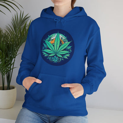 Hazy Blue Dream Weed Hoodie