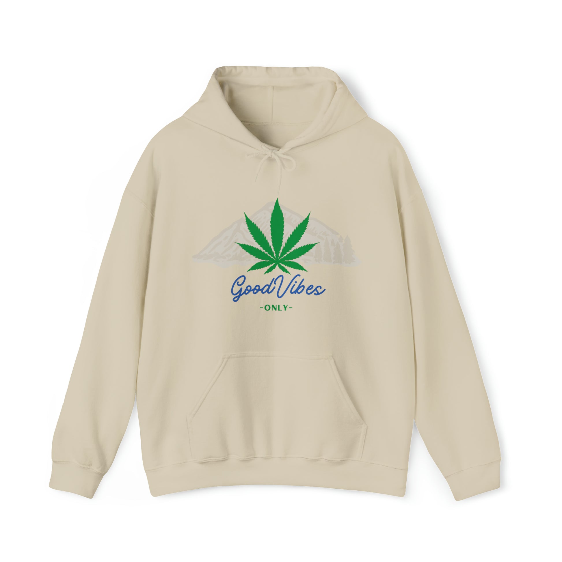 Sand Weed Mountain Good Vibes Only Hoodie