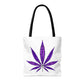 Purple Haze Marijuana Tote Bag