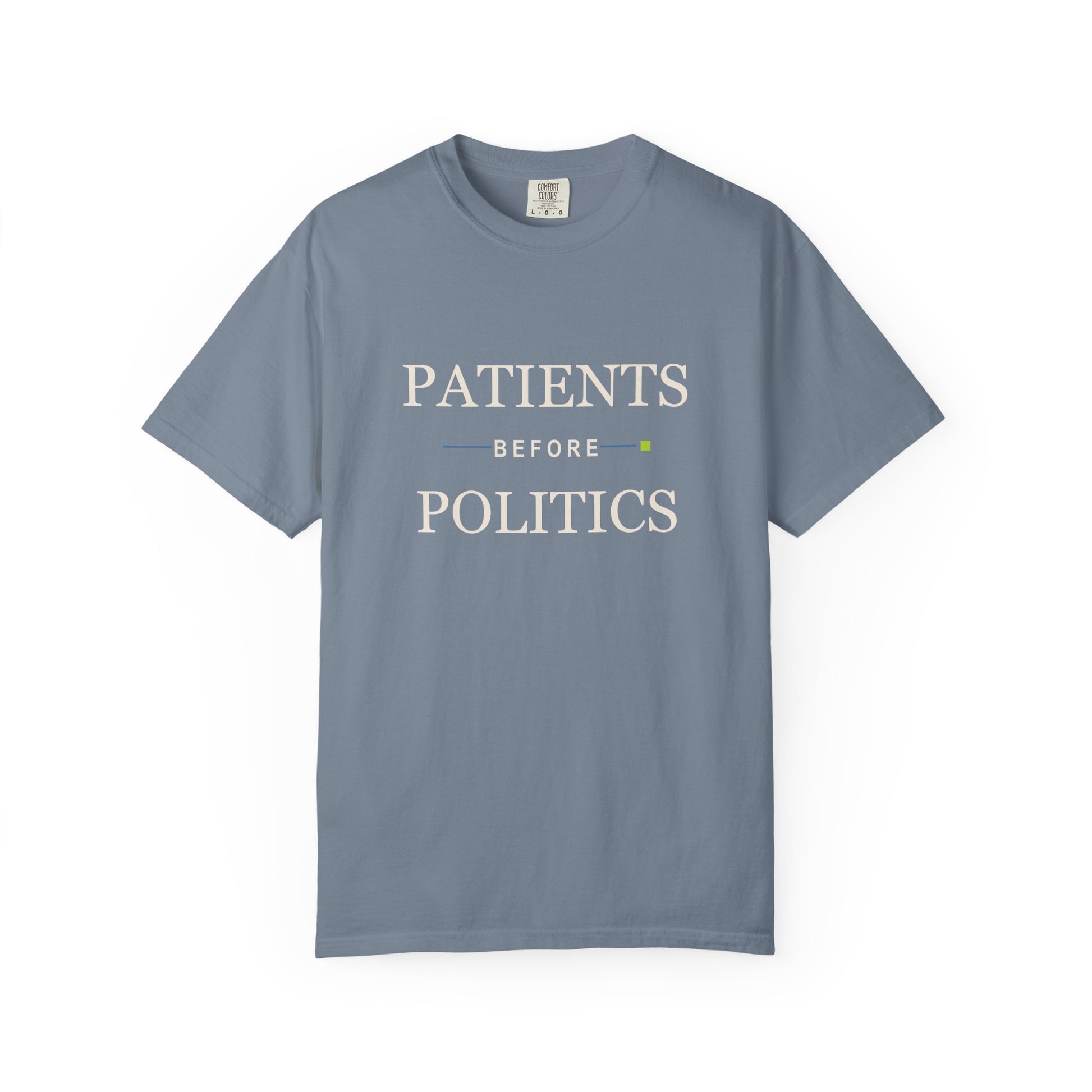 Patients Before Politics medical cannabis patient rights shirt