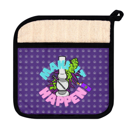 Stylish kitchen decor with the Make It Happen Cannabis Pot Holder with Pocket