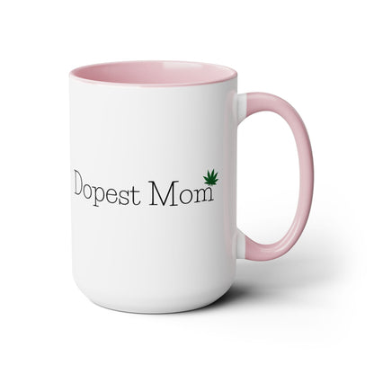 Dopest Mom Pot Leaf Coffee Mug