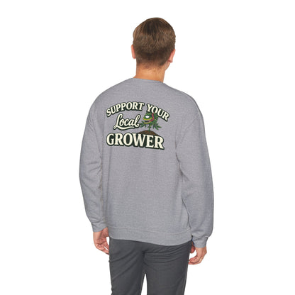 Monster Gardens Support Your Local Grower Crewneck