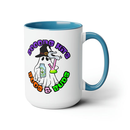 Light Blue Booong Hits Boos & Buds 15oz Coffee Mug Side 3