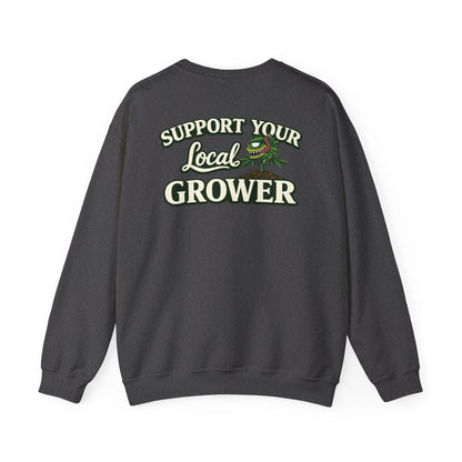 Monster Gardens Support Your Local Grower Crewneck