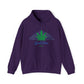 Purple Weed Mountain Good Vibes Only Hoodie