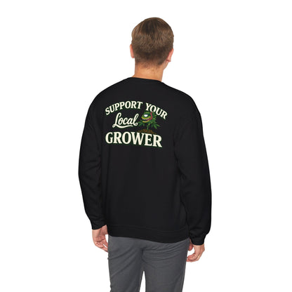 Monster Gardens Support Your Local Grower Crewneck