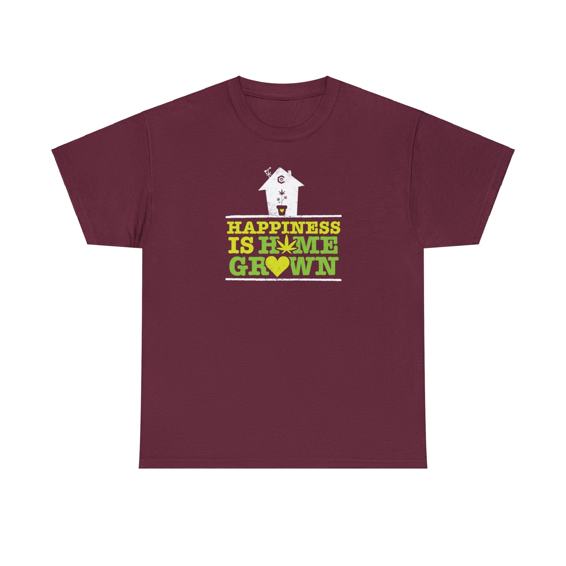 A Happiness Is Homegrown Pot shirt with the words "i'm a farmer's wife" on it.