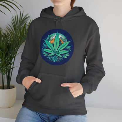 Hazy Blue Dream Weed Hoodie