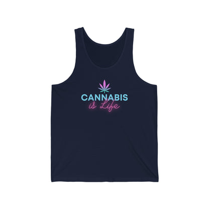 Cannabis is Life Jersey Tank