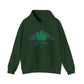 Forest Green Weed Mountain Good Vibes Only Hoodie