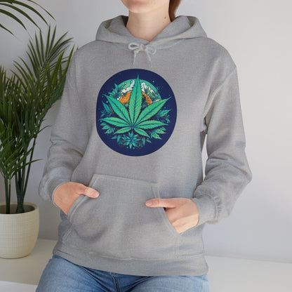 Hazy Blue Dream Weed Hoodie