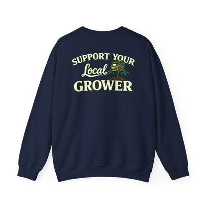 Monster Gardens Support Your Local Grower Crewneck