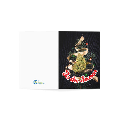 Corporate holiday card with a festive design and the text Tis The Season