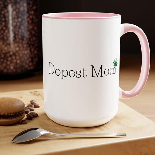 Dopest Mom Pot Leaf Coffee Mug