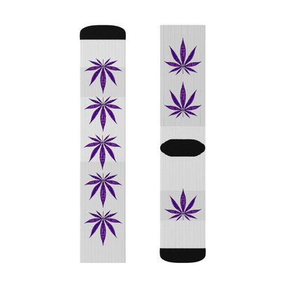 Purple Haze Weed Socks