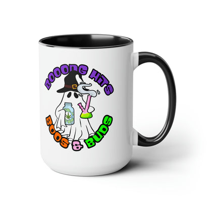 Black Booong Hits Boos & Buds 15oz Coffee Mug Side 3