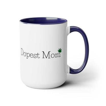 Dopest Mom Pot Leaf Coffee Mug