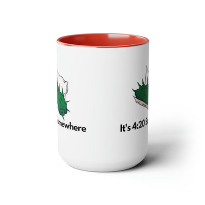 The "It's 420 Somewhere" 15oz Coffee Mug