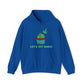 Royal Blue Let's Get Baked Cannabis Hoodie