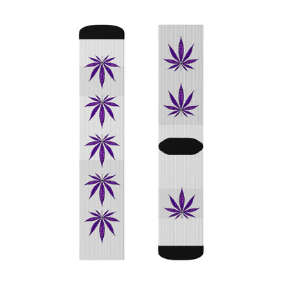 Purple Haze Weed Socks
