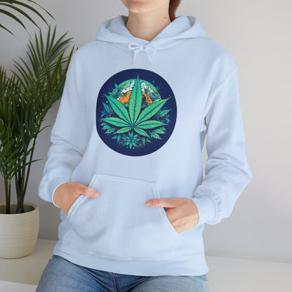 Hazy Blue Dream Weed Hoodie
