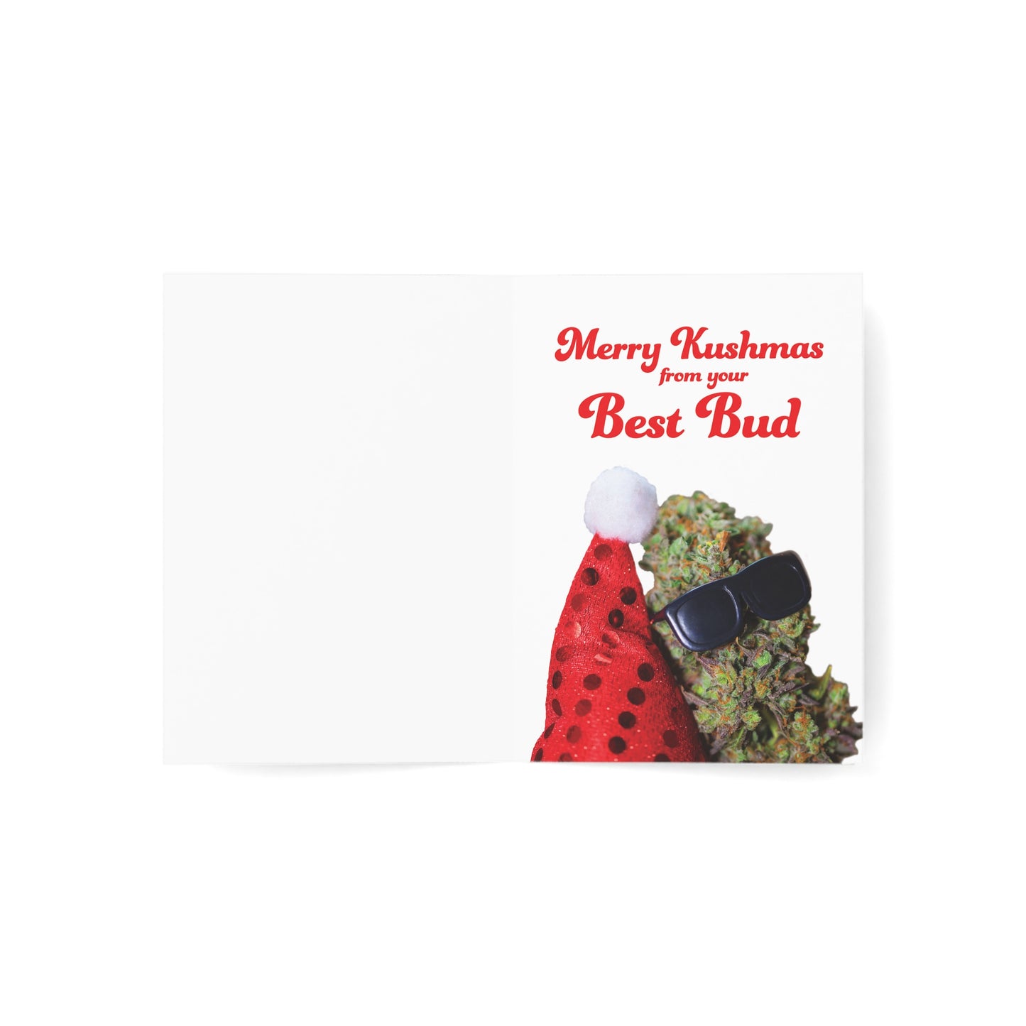 Open view of stoner christmas card