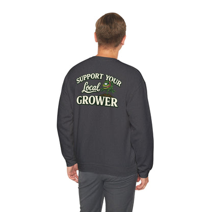Monster Gardens Support Your Local Grower Crewneck