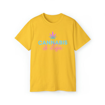 Yellow Cannabis is Life Tee