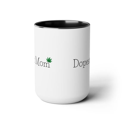 Dopest Mom Pot Leaf Coffee Mug