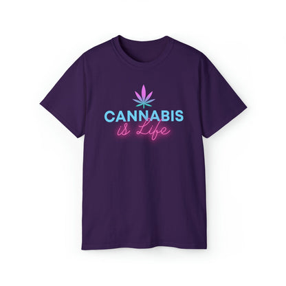 Purple Cannabis is Life Tee