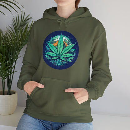 Hazy Blue Dream Weed Hoodie