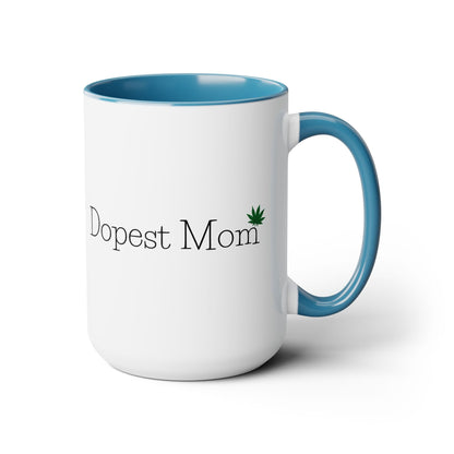 Dopest Mom Pot Leaf Coffee Mug