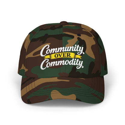 Monster Gardens Community Over Commodity Hat