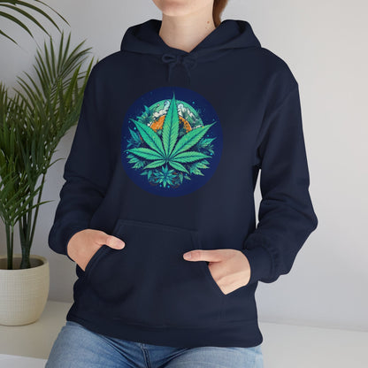 Hazy Blue Dream Weed Hoodie