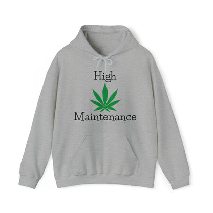 Sport Gray High Maintenance Cannabis Hoodie